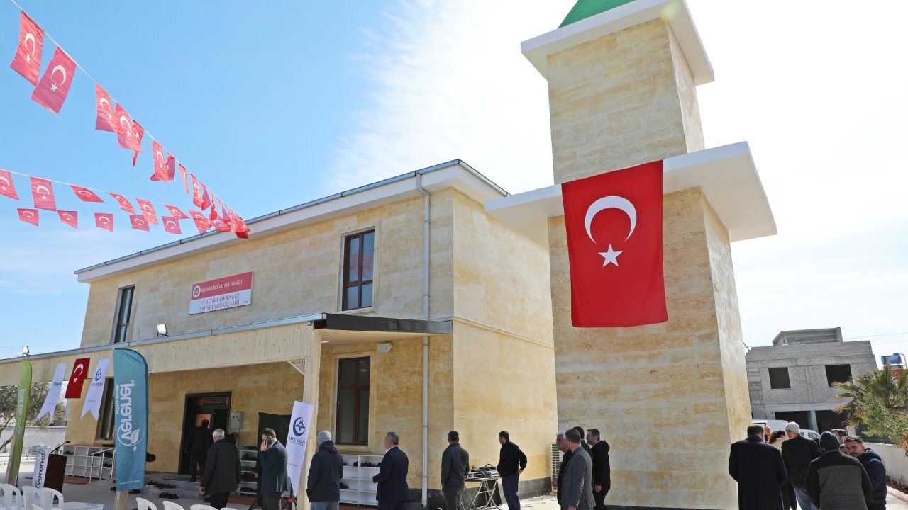 Kahramanmaraş’ta Verenel Derneği Ömer Faruk Cami ibadete açıldı!