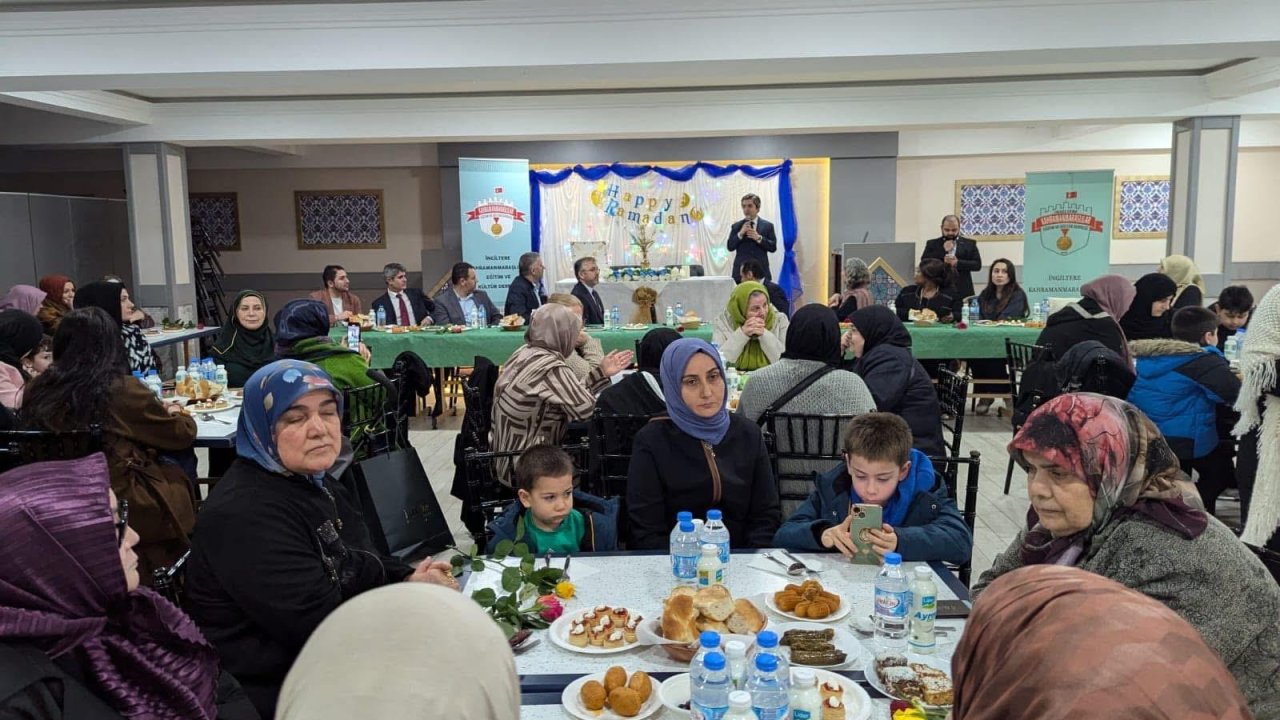 İngiltere’deki Kahramanmaraşlılar iftarda buluştu!