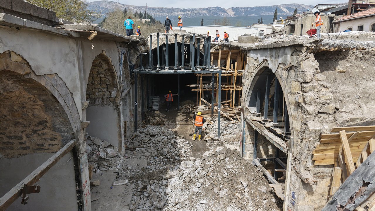Kahramanmaraş’ın asırlık çarşısı 600 milyonluk yatırımla restore ediliyor!