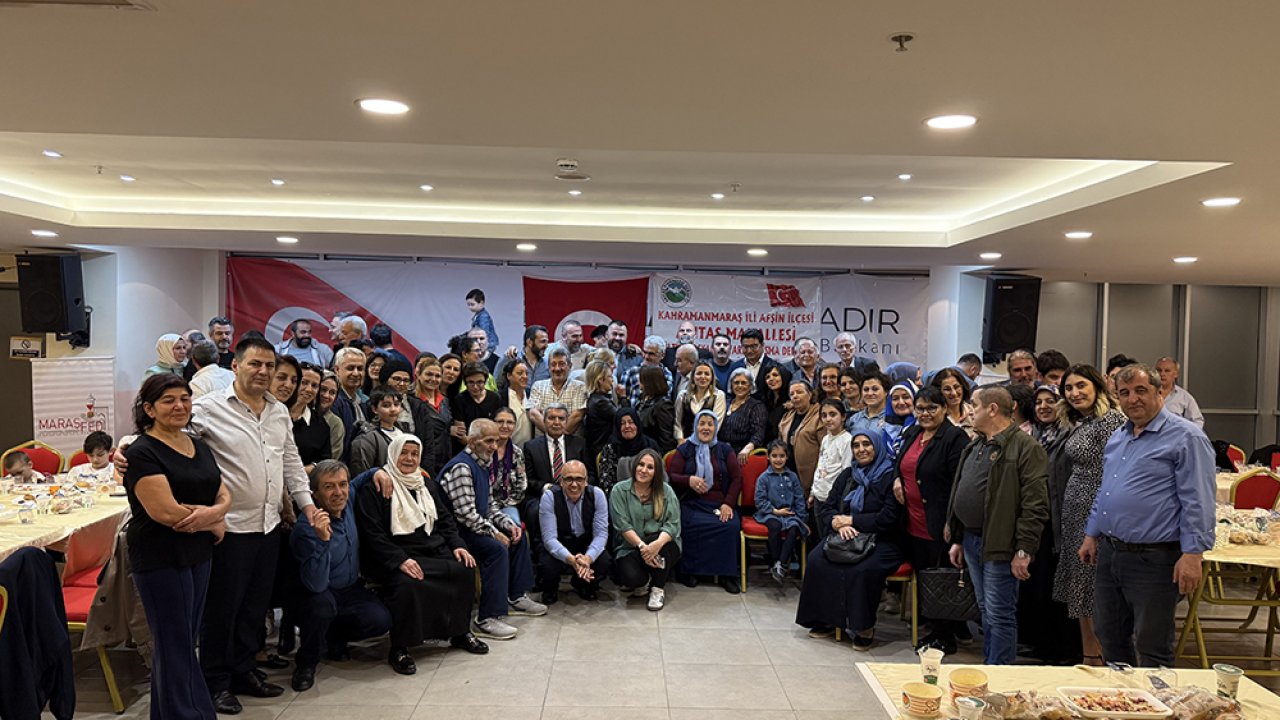 İstanbul’da Afşin Arıtaşlılar İftar Sofrası Kurdu!