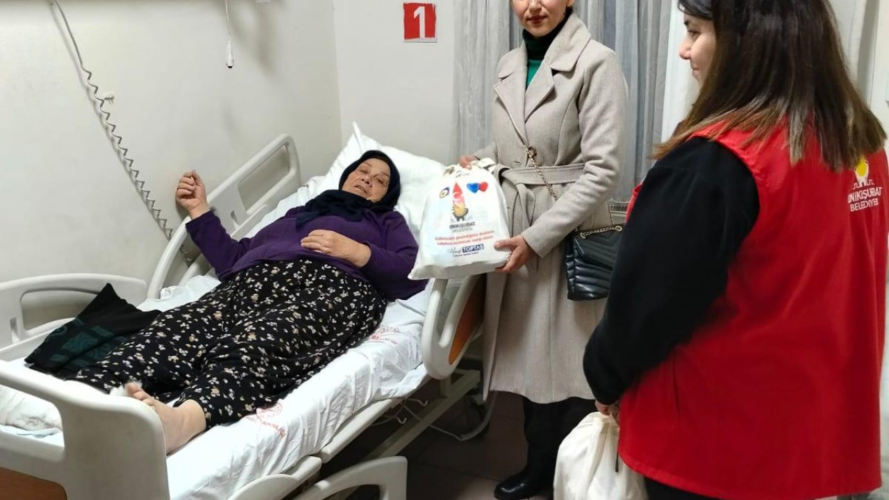 Kahramanmaraş’ta hastalara moral hediyesi!