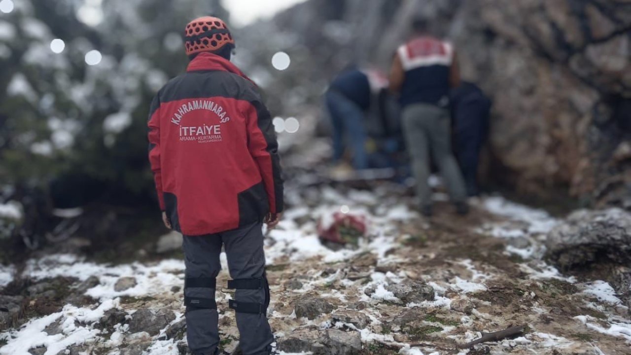 Kahramanmaraş’ta kayalıklardan düşerek öldü!