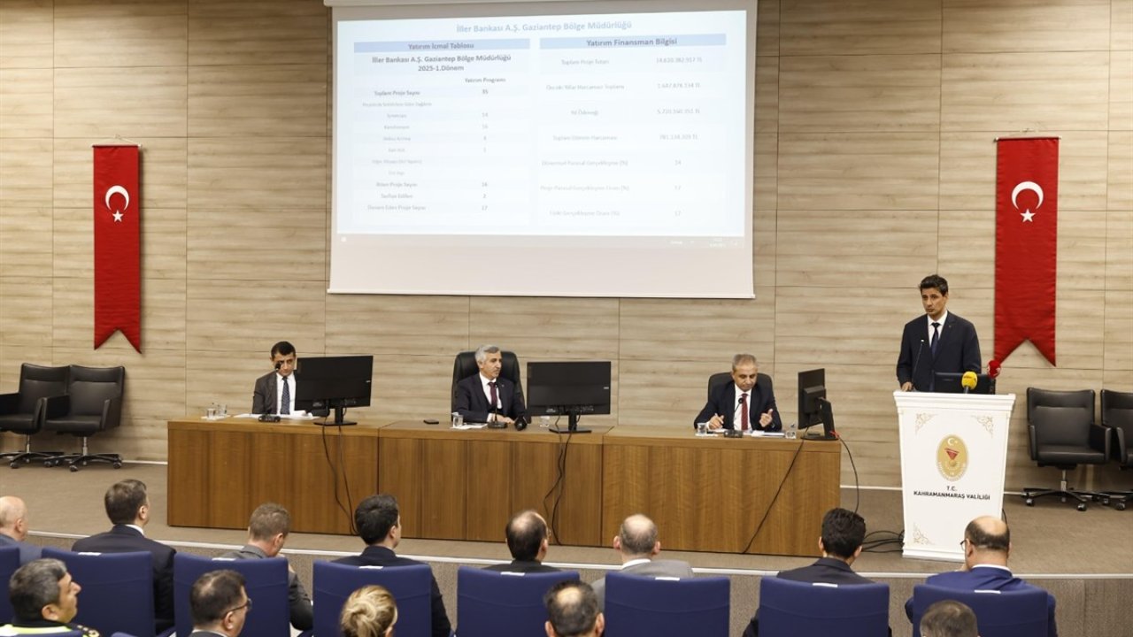 Kahramanmaraş’ta 2025 Yatırımlarına Mercek Tutuldu! Rakamlar Konuştu
