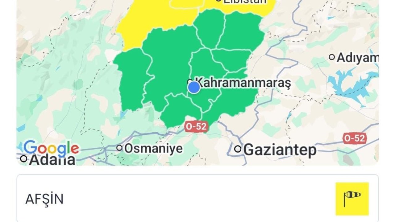 Kahramanmaraş’ın Üç İlçesinde Fırtına Alarmı!