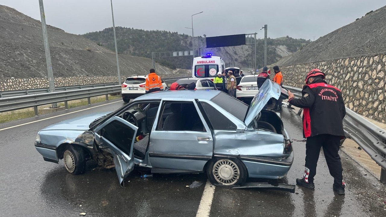 Kahramanmaraş’ta 50 saniyede 3 kaza yaşandı!