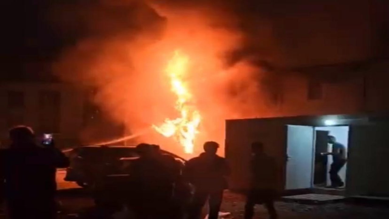 Kahramanmaraş’ta konteynır yangını!