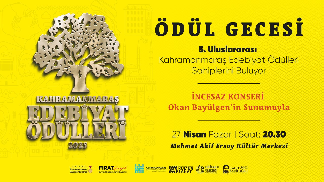 Kahramanmaraş’ta 5. Uluslararası Şiir ve Edebiyat Günleri Başlıyor!