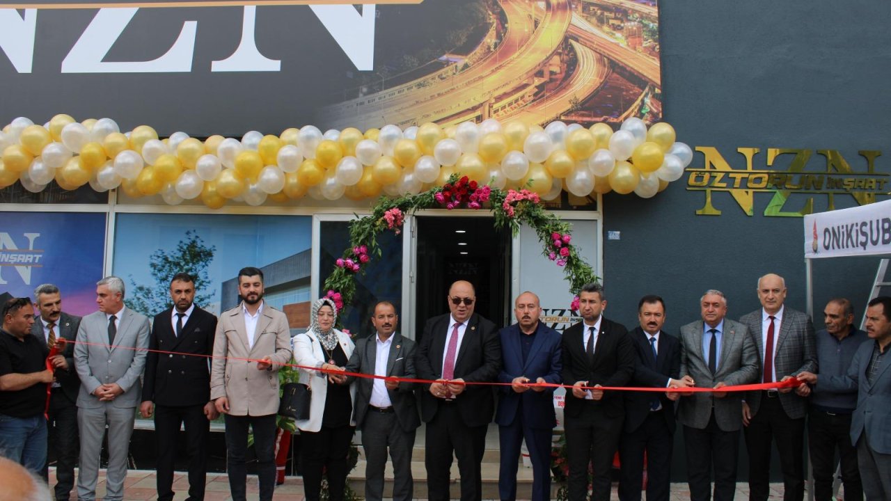 Kahramanmaraş'ın İnşaat Markası NZN Öz Torun Görkemli Bir Törenle Açıldı!