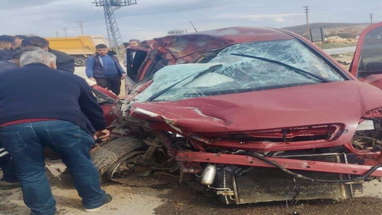 Afşin’de Trafik Kazası: 1 Yaralı!