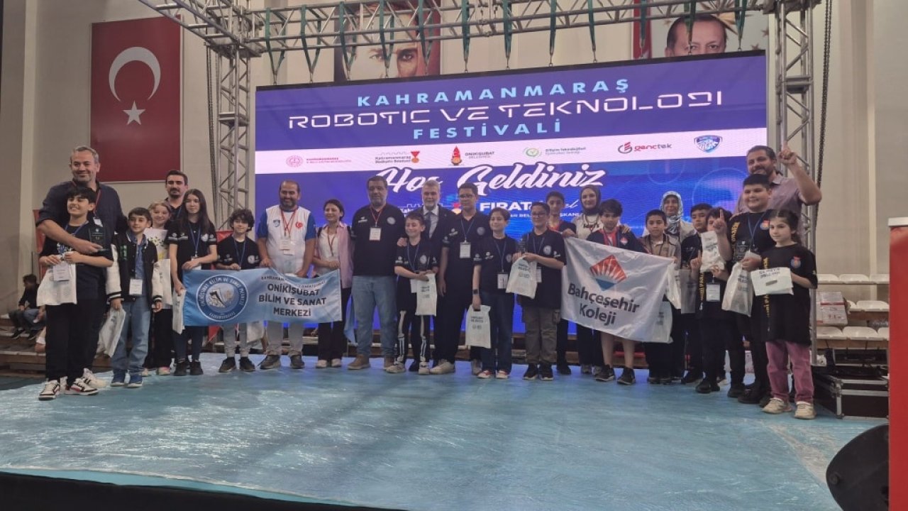 Onikişubat Bilim ve Sanat Merkezi'nden Ede-Ro Robotik Festivali'nde Büyük Başarı