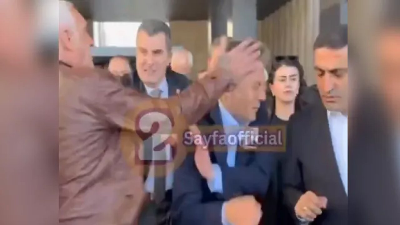 Özgür Özel'e tokatlı saldırı!