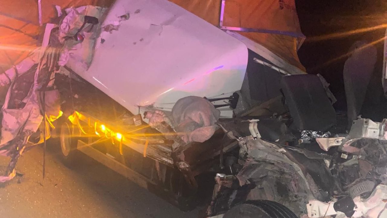 Kahramanmaraş'ta tır ile kamyon çarpıştı: 1 ölü 1 yaralı