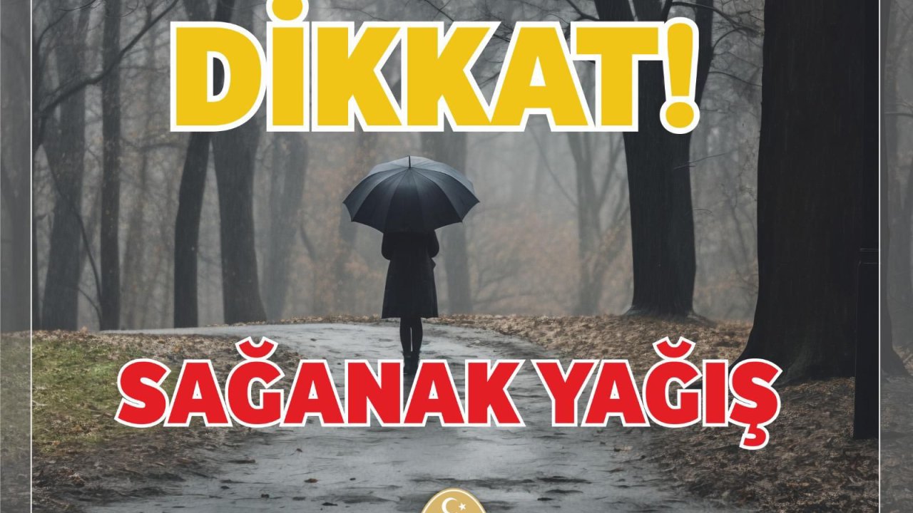 Meteoroloji'den Kahramanmaraş İçin Kritik Uyarı: Sağanak ve Gök Gürültülü Sağanak Bekleniyor!