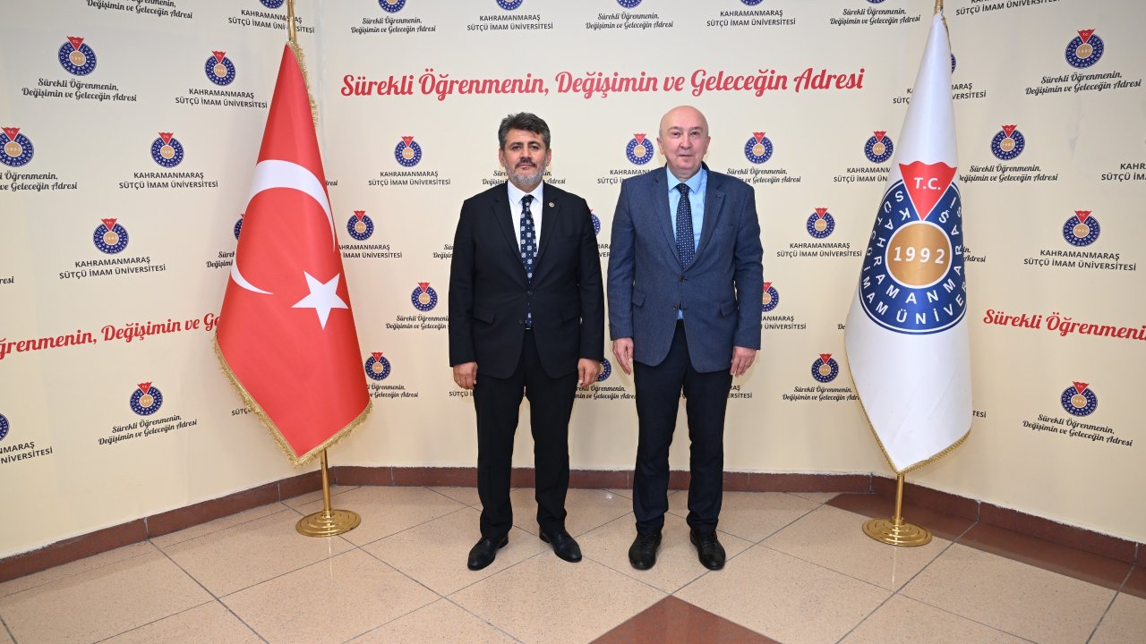 Milletvekili Debgici’den KSÜ Rektörü Yasım’a Ziyaret!