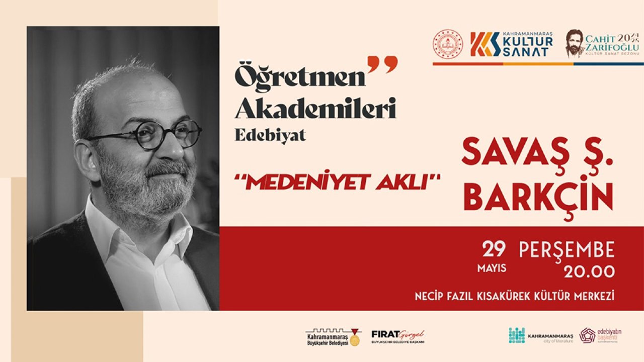 Savaş Barkçin, Edebiyatseverlerle Buluşmaya Geliyor!