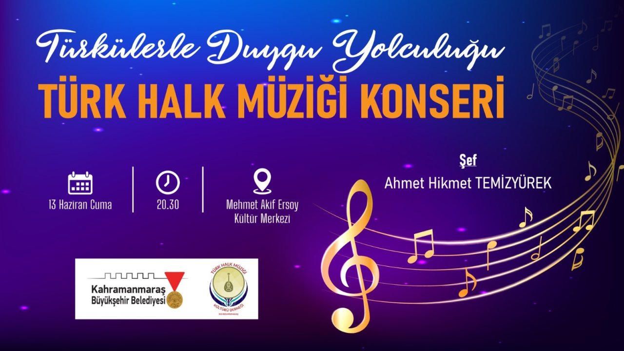 Müzikseverler Türkülerle Duygu Dolu Bir Yolculuğa Çıkacak!