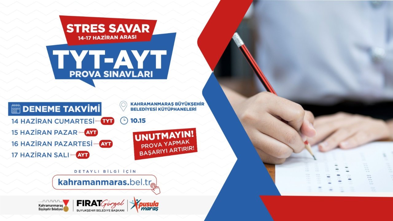 YKS Yolunda Büyükşehir’den Gençlere Tam Destek!