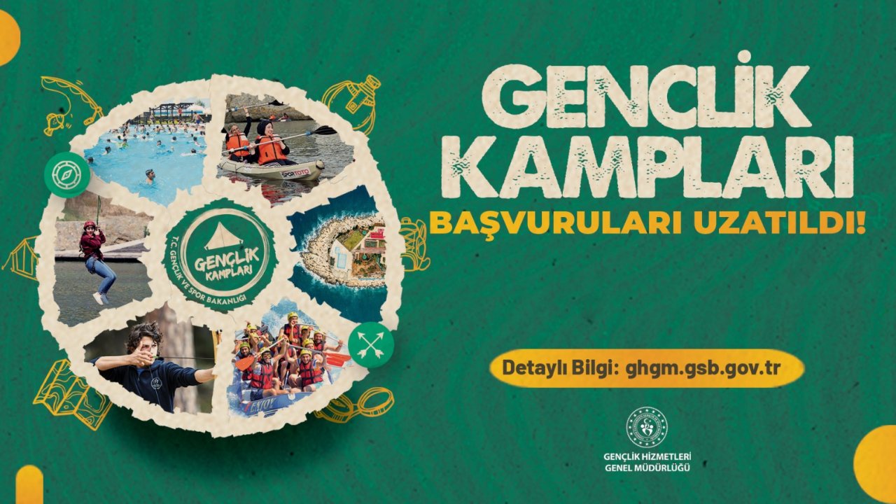 2025 Yaz Gençlik Kampları Başvuruları Başladı!