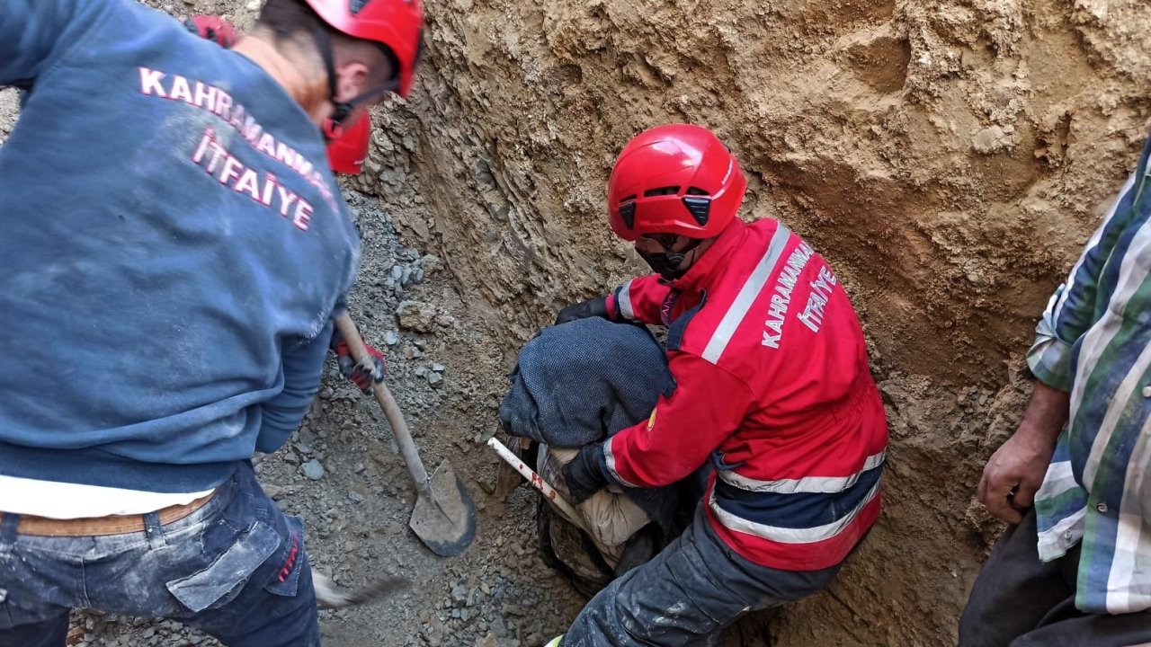 Kahramanmaraş’ta kendi kazdığı toprağın altında kaldı hayatını kaybetti!