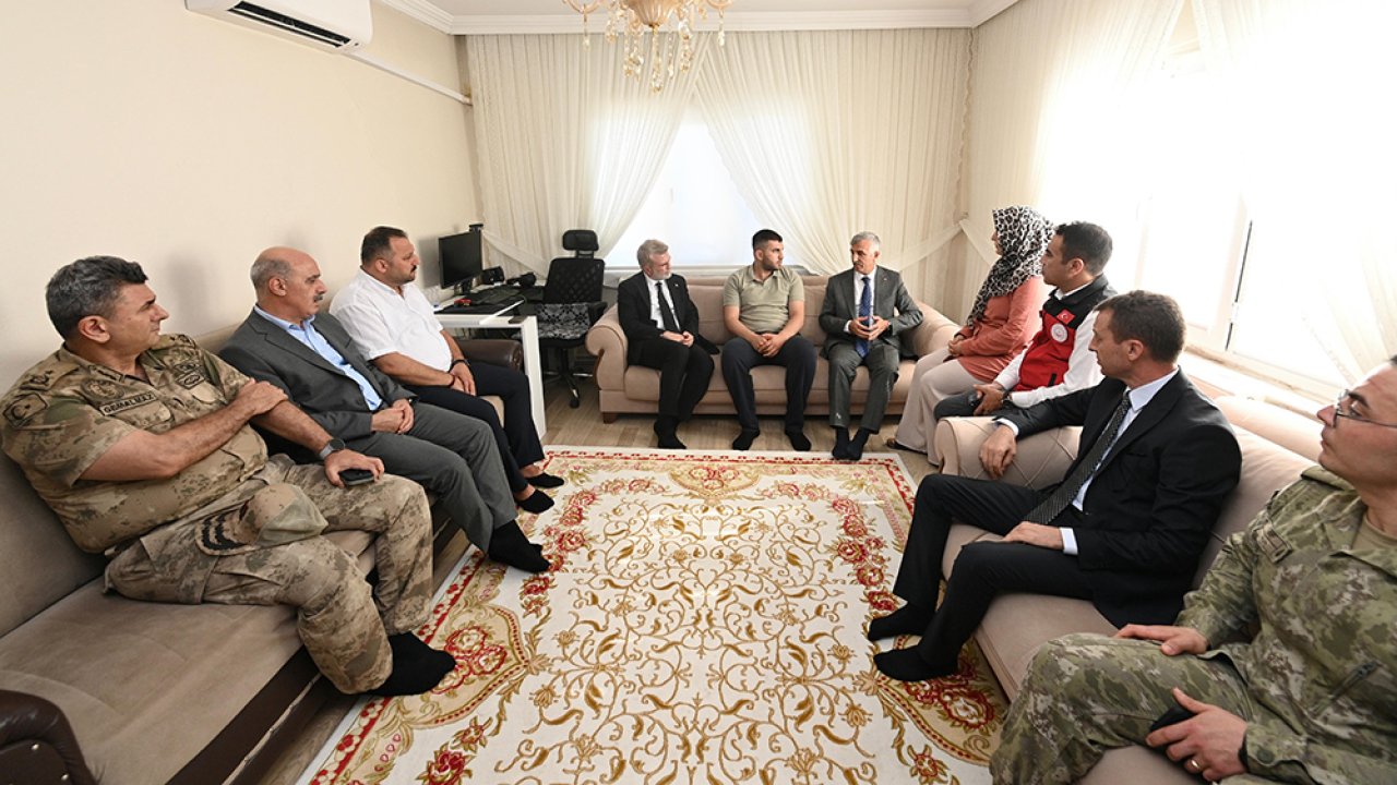 Başkan Görgel’den Kahraman Mehmetçiğe Geçmiş Olsun Ziyareti!