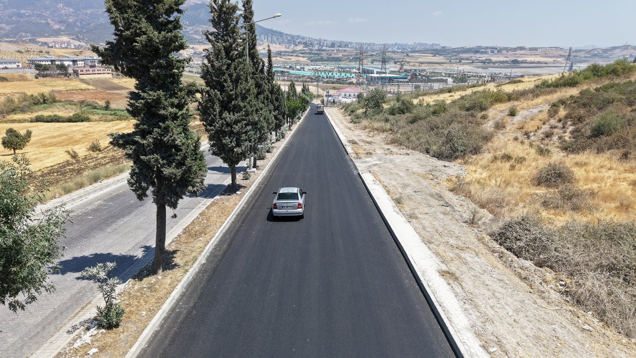 Kavlaklı OSB ve Mahallelere Ulaşım Sağlayan Yol Yenilendi