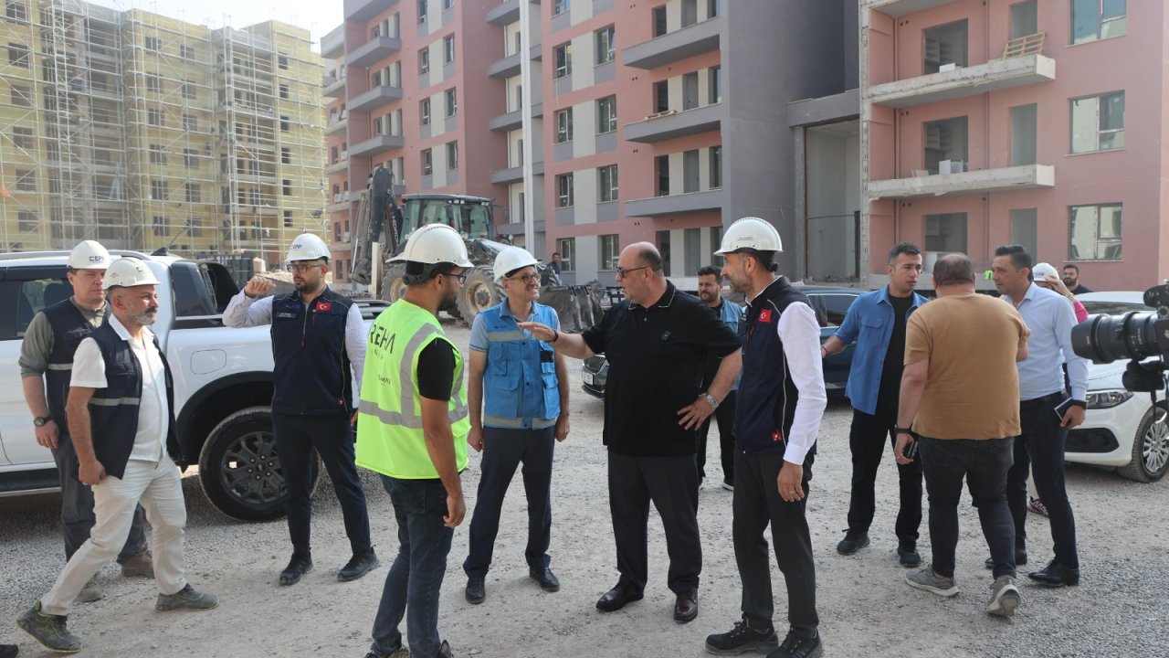 Başkan Akpınar, Güneşevler Rezerv Konut Projesi Sahasını İnceledi