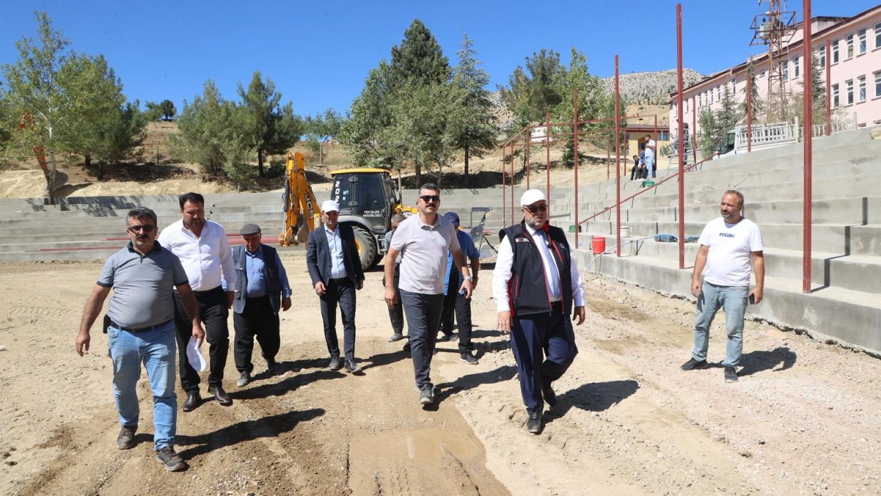 Baydemirli sahası güreş festivaline hazırlanıyor!