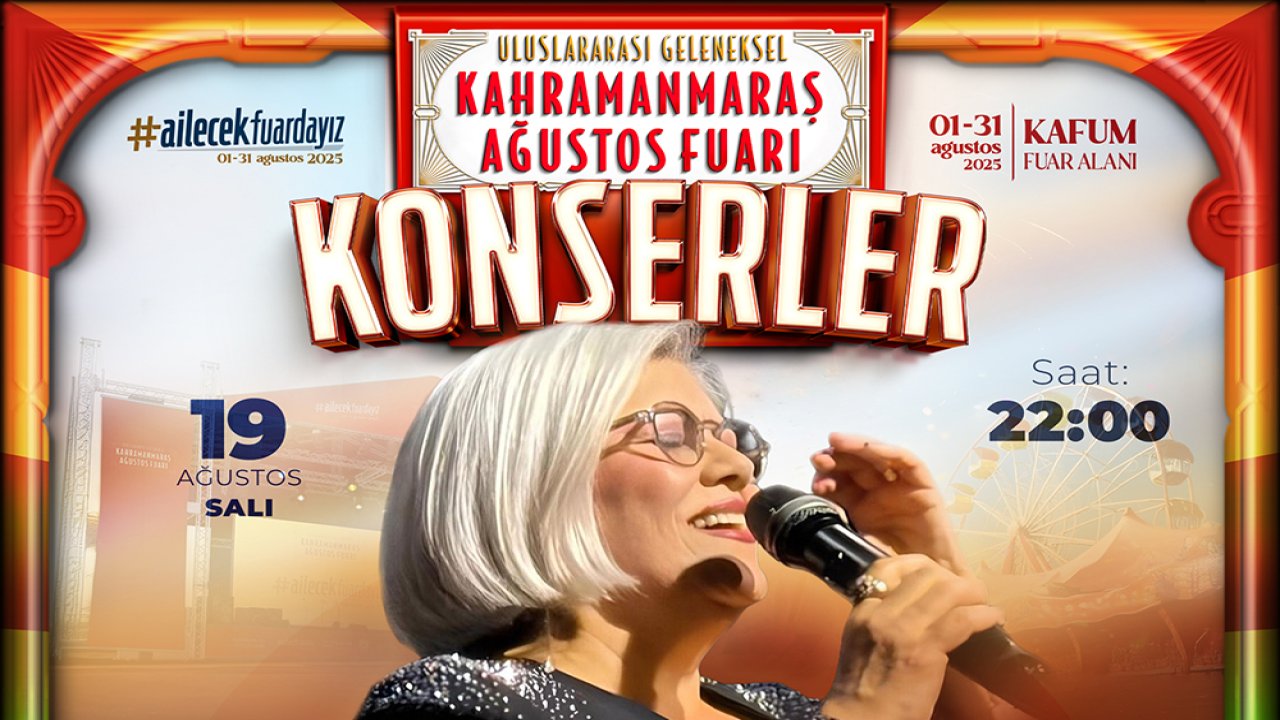 Kahramanmaraş’ta Cemile Sönmez konseri!