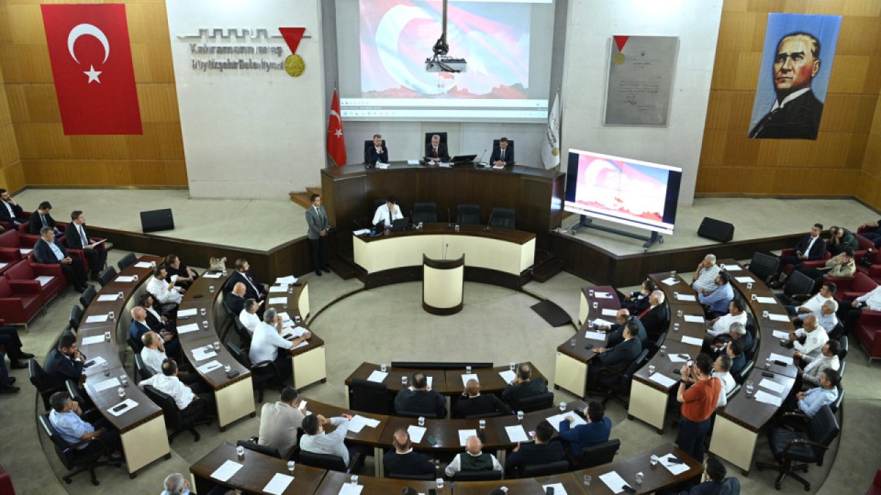 Kahramanmaraş’ta meclis Ağustos toplantısını yaptı!