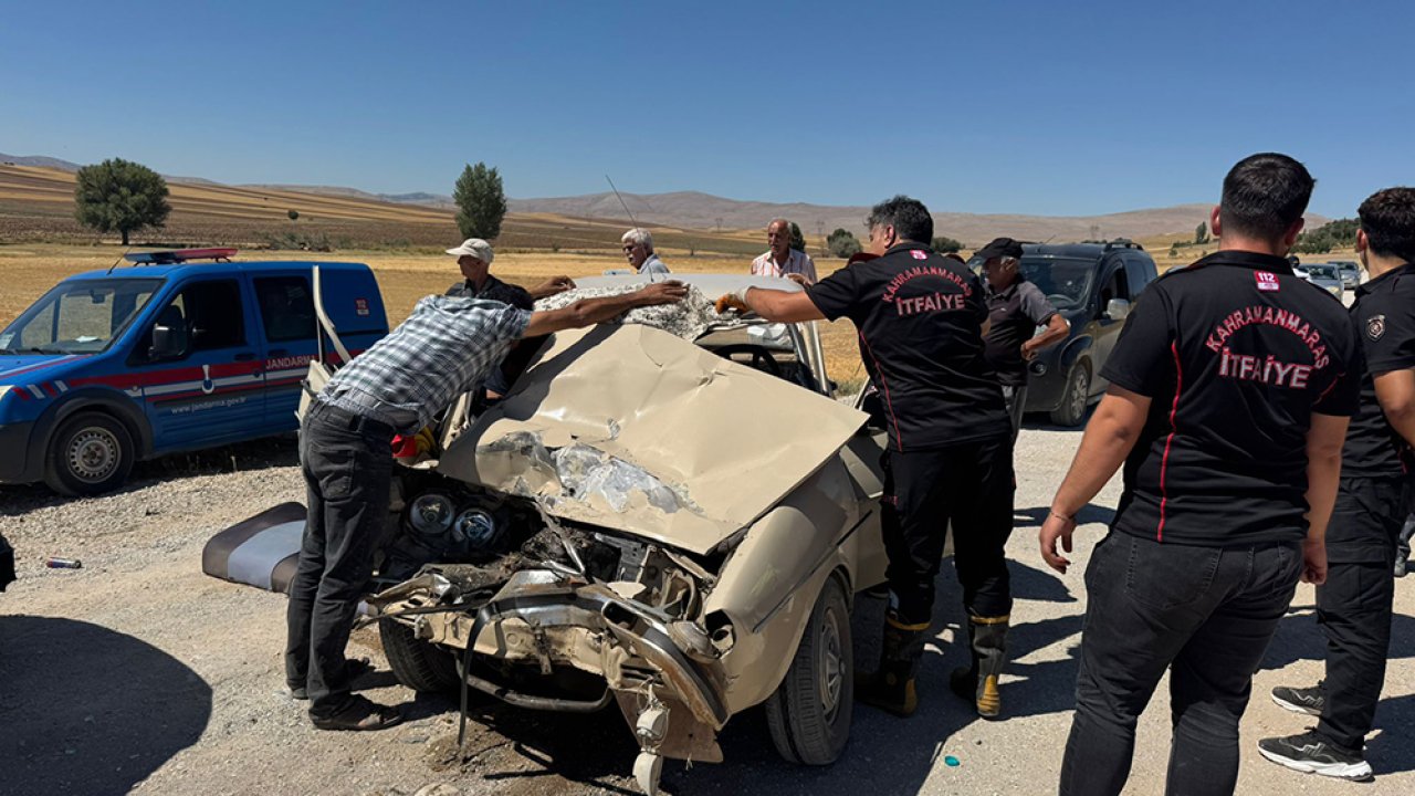 Kahramanmaraş’ta kamyonet ile otomobil çarpıştı: 2 yaralı