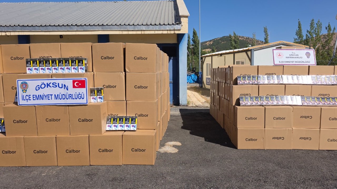 Kahramanmaraş’ta sigara kaçakçılarına ağır darbe!