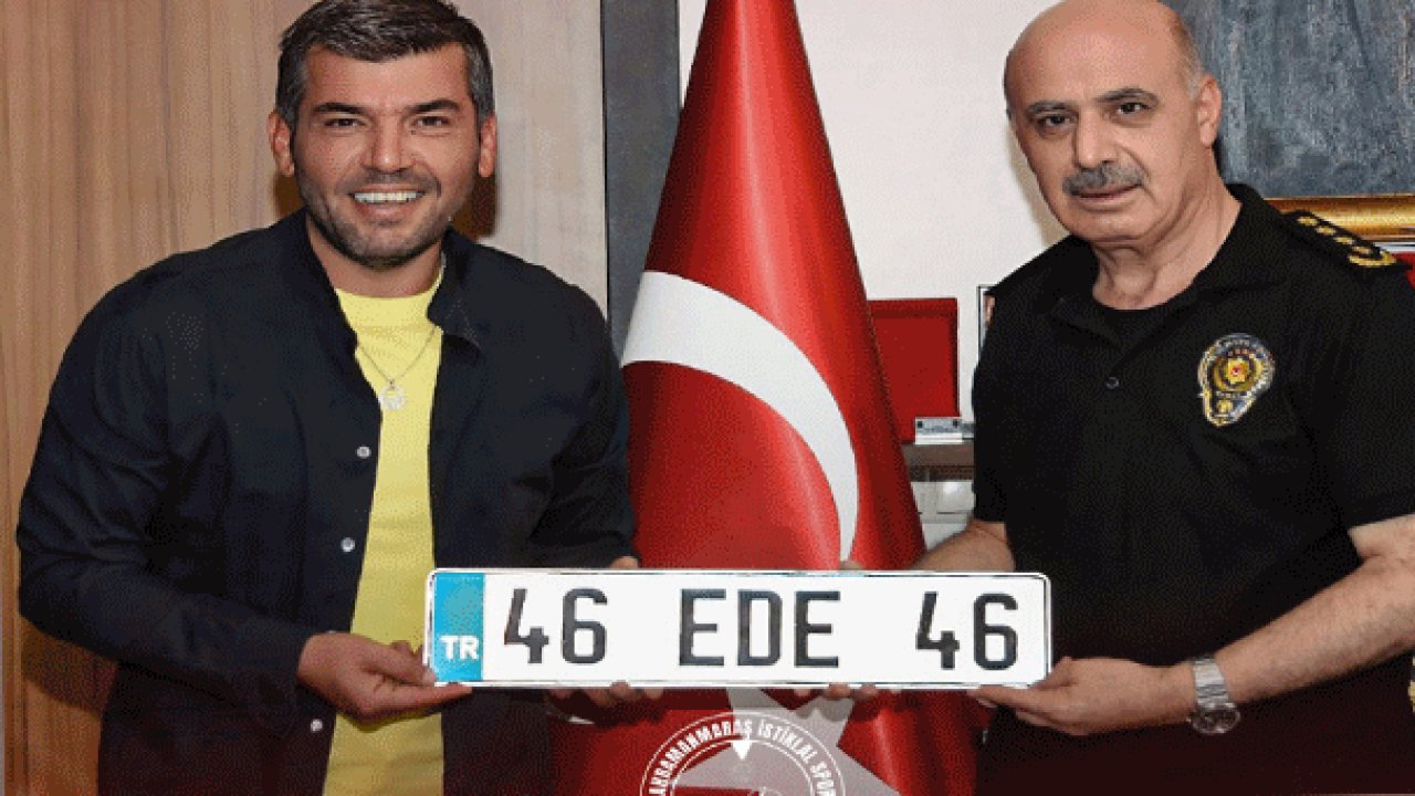 Alpedo, "46 EDE 46" özel plakasını satın aldı!