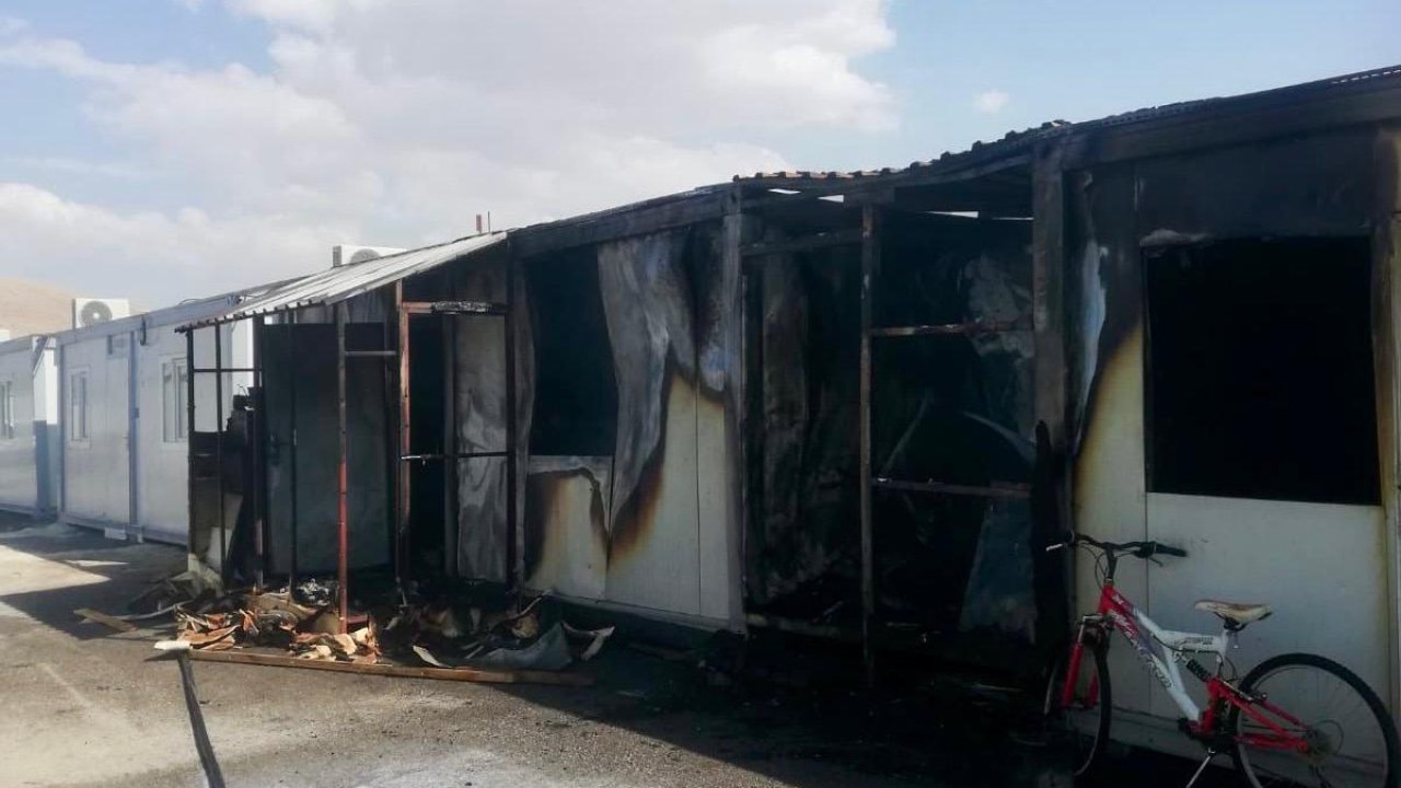 Kahramanmaraş konteyner yangını paniğe neden oldu!