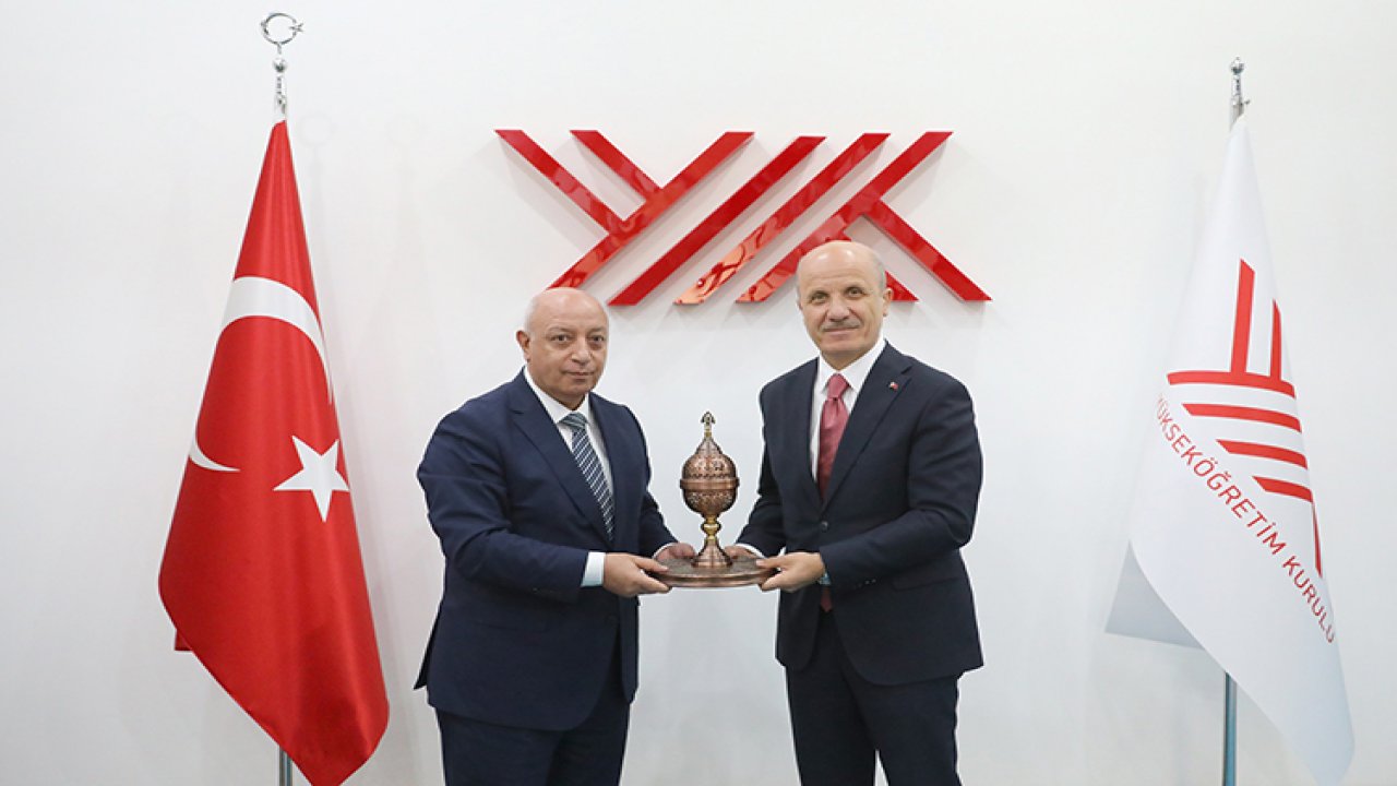 YÖK Başkanı Prof. Dr. Özvar, KİÜ Rektörü Prof. Dr. Bakan’ı Kabul Etti!