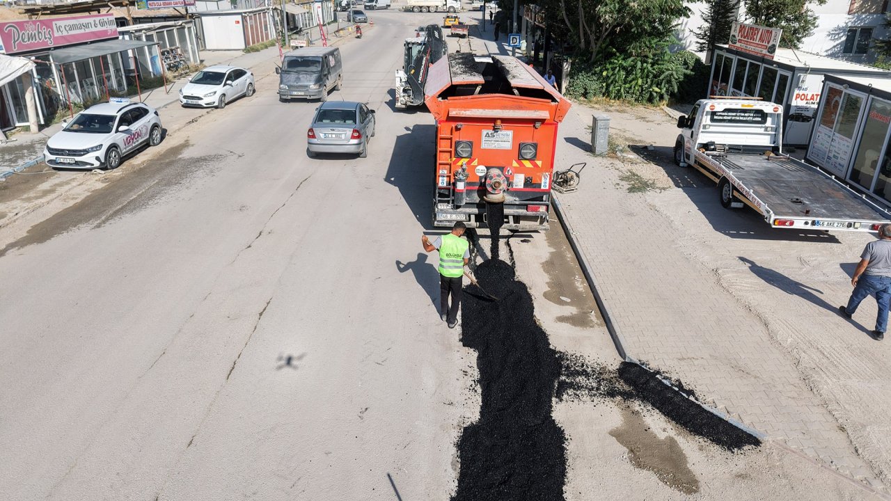 KASKİ’den Elbistan’da Asfalt Çalışması!