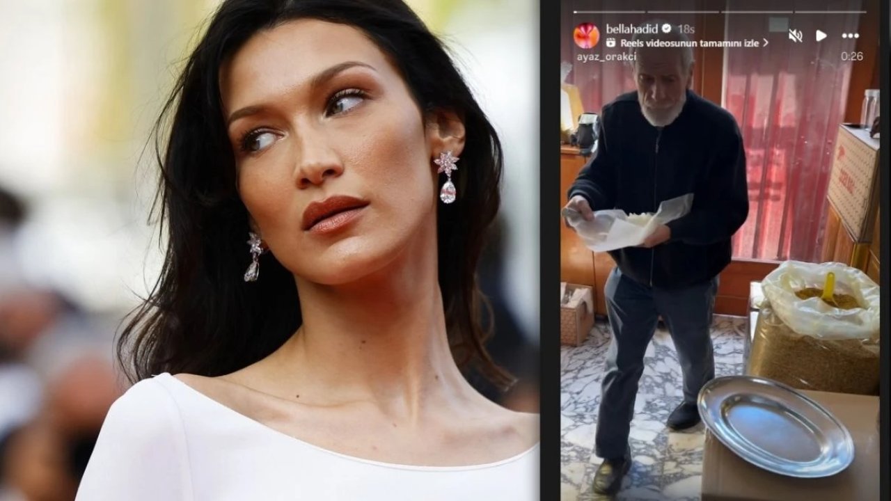 Bella Hadid 'Kahramanmaraşlı Nusret'e hayran kaldı!