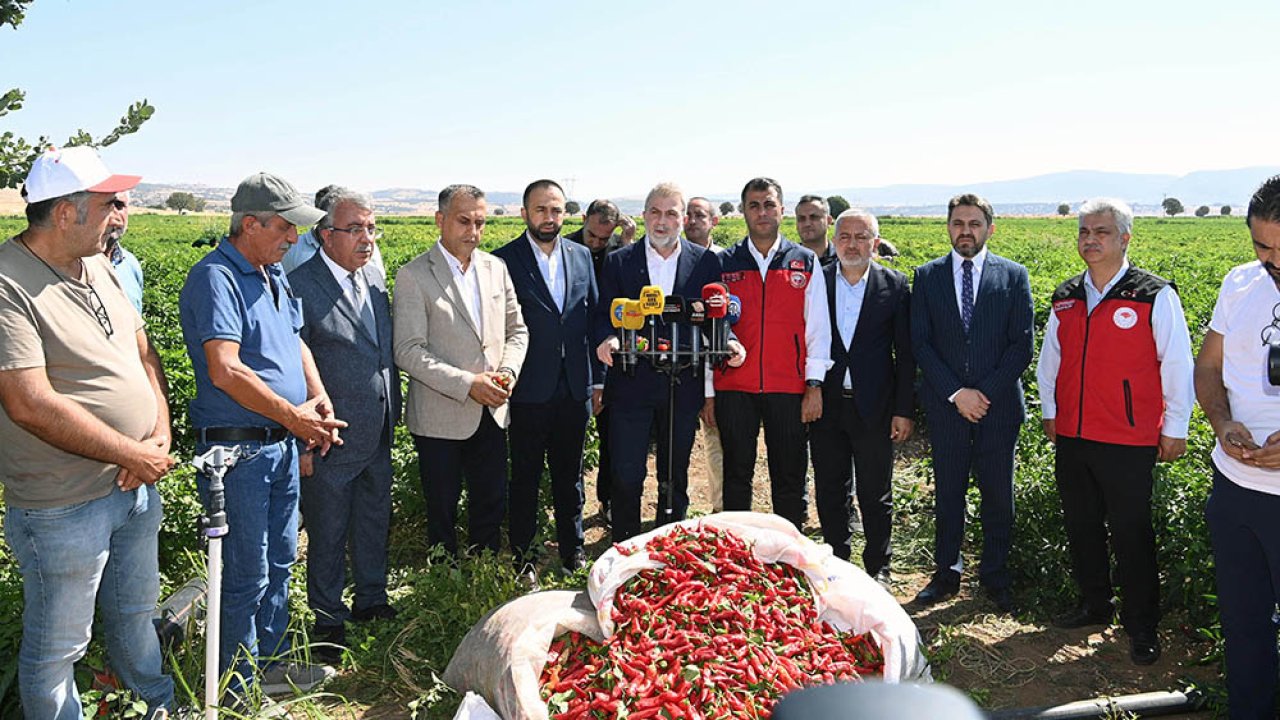 Başkan Görgel; “Coğrafi İşaretli Maraş Biberimizin Hasadı Bereketli Olsun”