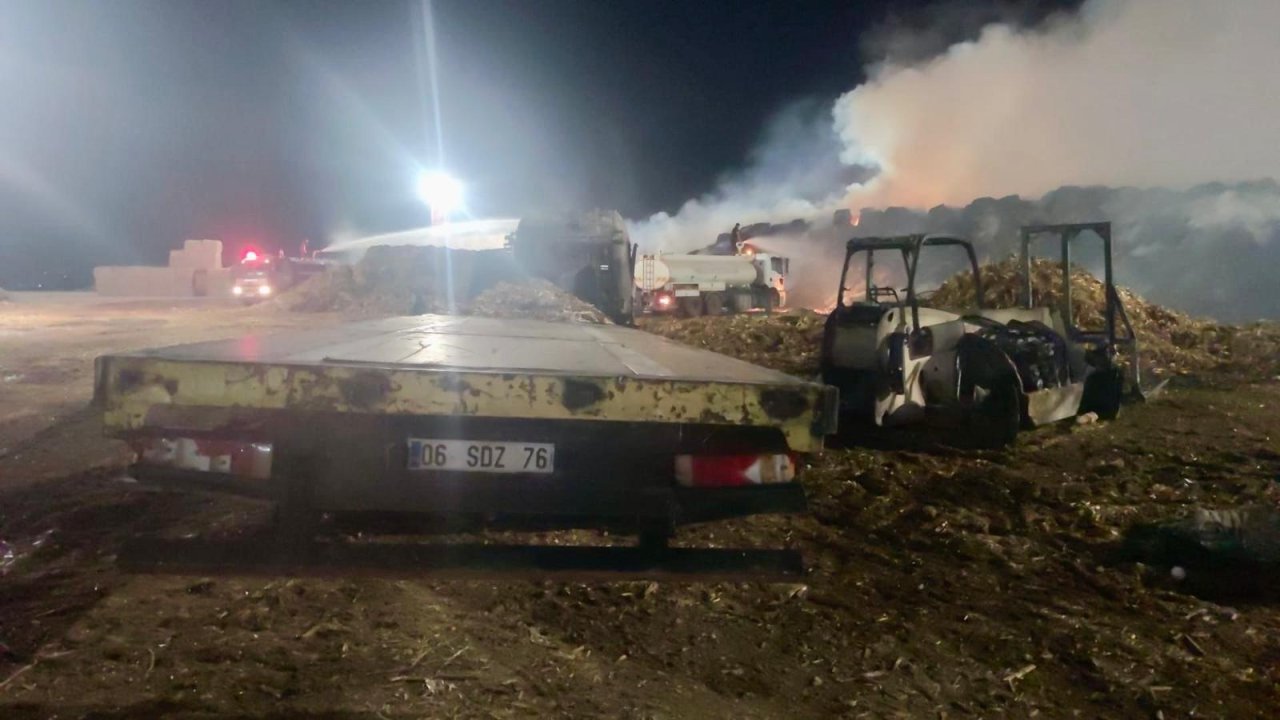 Kahramanmaraş’ta biyoenerji santralinde yangın