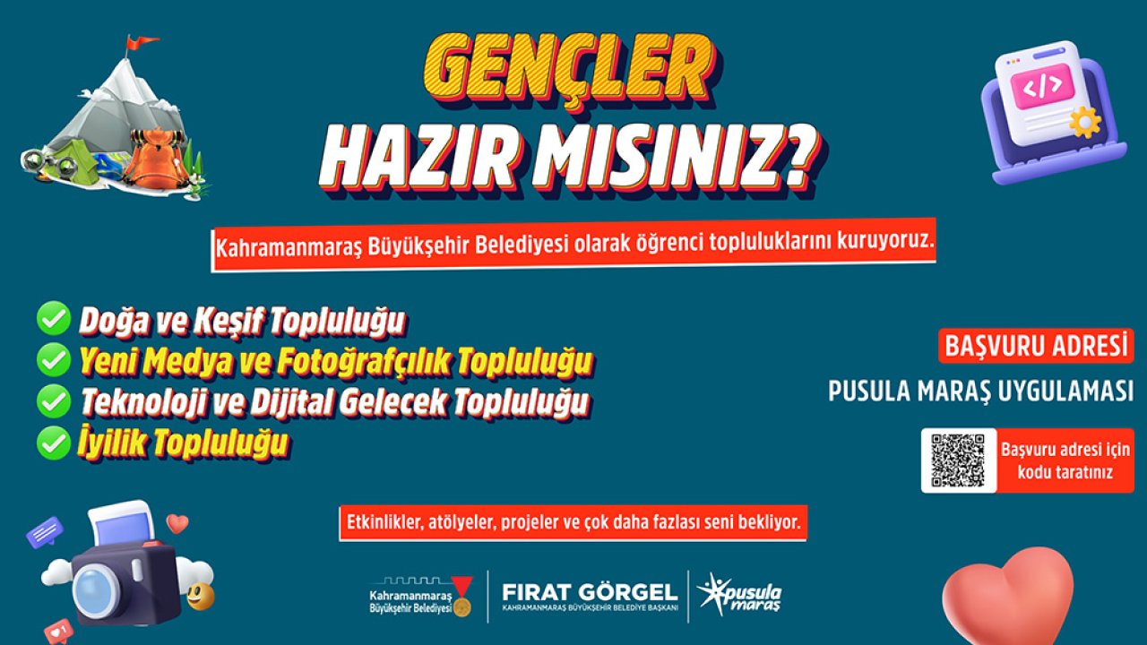 Pusula Maraş ile Gençlik Rotasını Belirliyor!