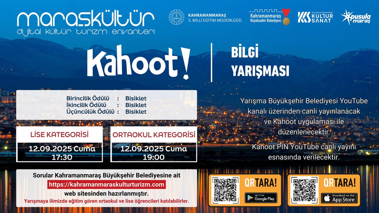 Kahramanmaraş’ta Gençlere Şehrin Değerleri Sorulacak!