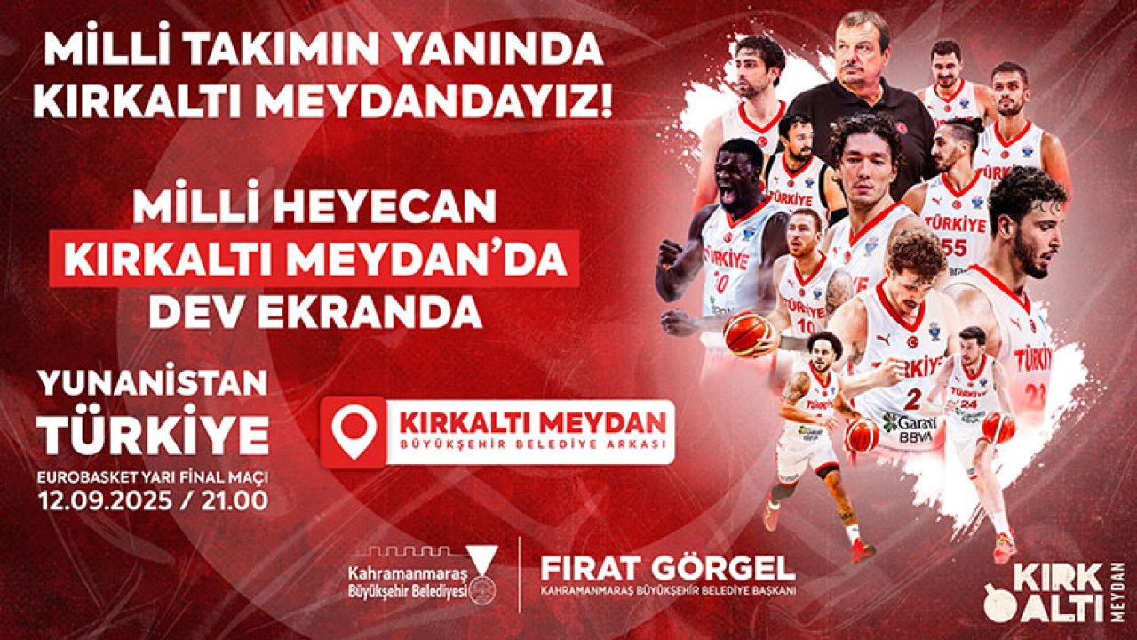 A Milli Basketbol Takımı’nın Final Yolu Heyecanı Dev Ekranda!