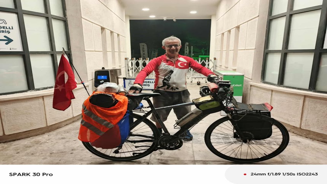 Şehitler için İzmir'den Kahramanmaraş'a Bisiklet Turu Başlattı!