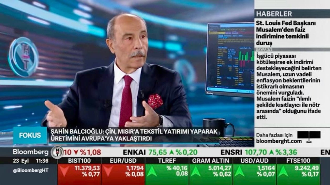 Şahin Balcıoğlu, “Çin, Mısır’a tekstil yatırımı yaparak üretimi Avrupa’ya yaklaştırdı”