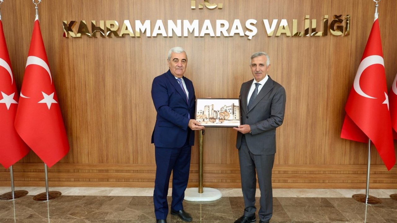 Azerbaycan Diaspora Bakan Yardımcısı Hacıyev Kahramanmaraş’ta