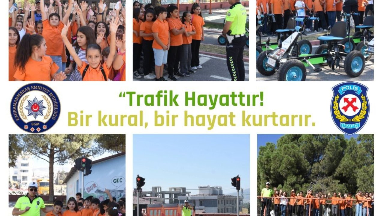 Kahramanmaraş’ta Öğrencilere Trafik Eğitimi: “Okul Yolunda Her Şey Yolunda”