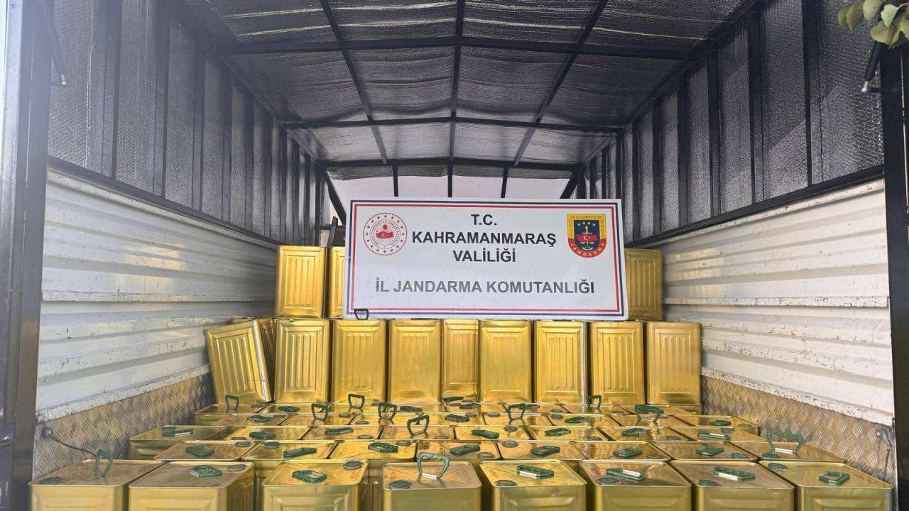 Kahramanmaraş’ta yüzlerce litre sahte zeytinyağ ele geçirildi!