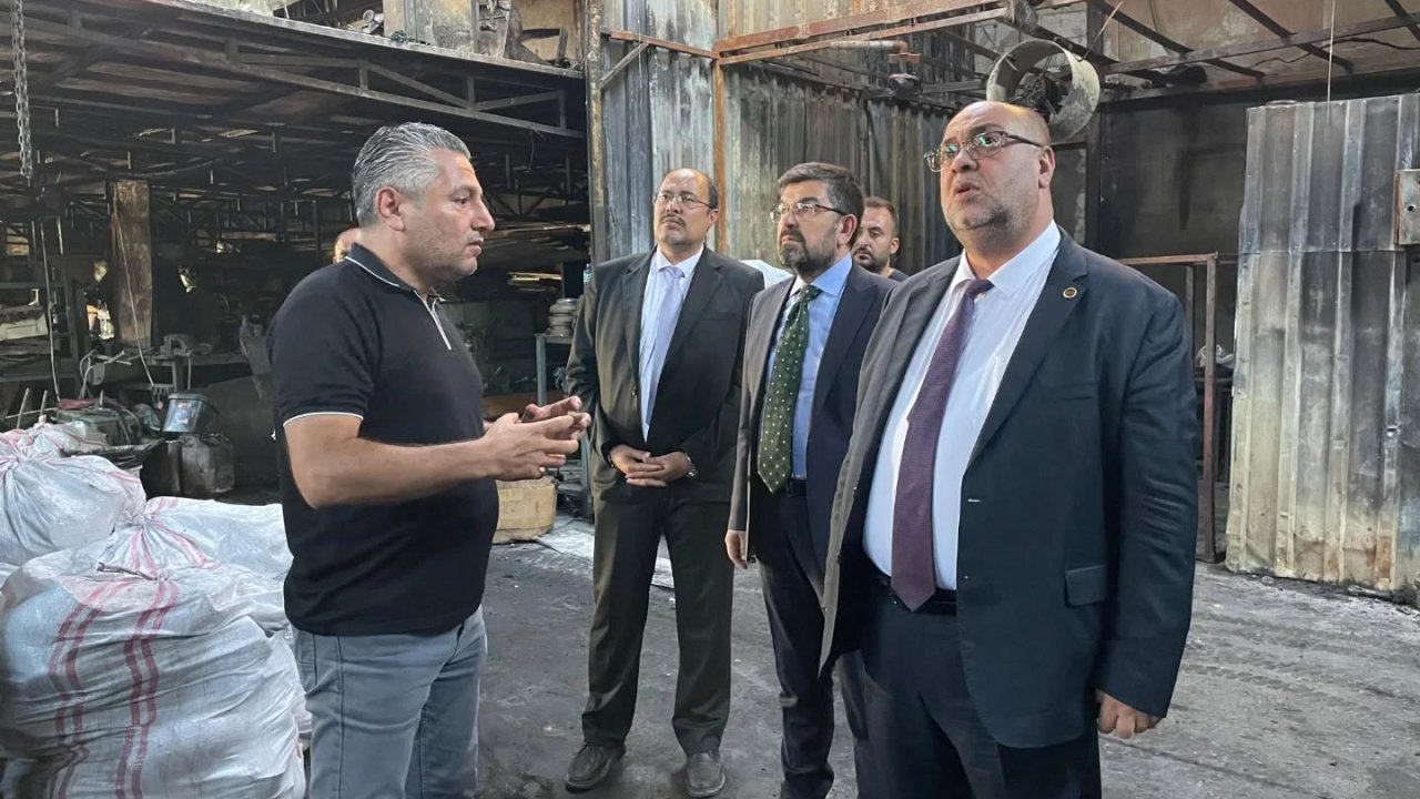Başkan Akpınar’dan Yangın Sonrası Geçmiş Olsun Ziyareti: “Esnafımızın Yanındayız”