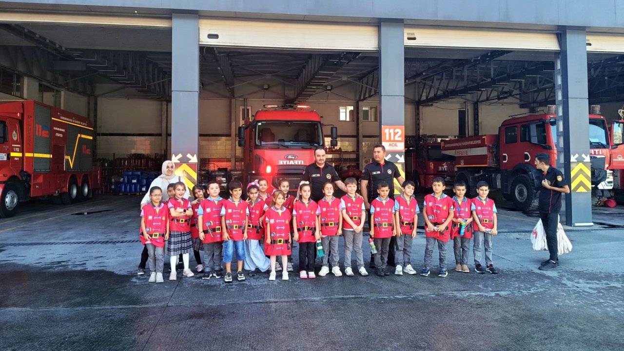 Çocuklar İtfaiyeciliği Yerinde Öğrendi!