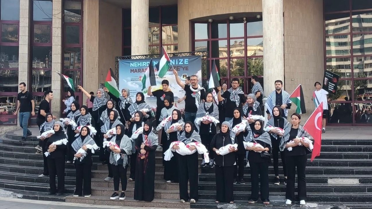 Kahramanmaraş’ta Gazze İçin Destek Konvoyu Düzenlendi!