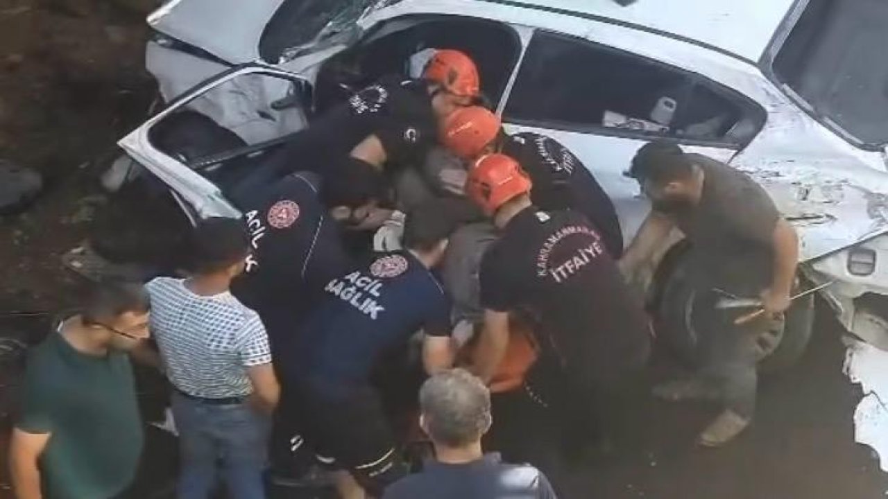 Kahramanmaraş’ta Köprüden aşağı düştü!